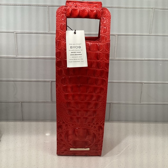 Brahmin Wine Tote Candy Apple Red - Picture 1 of 5